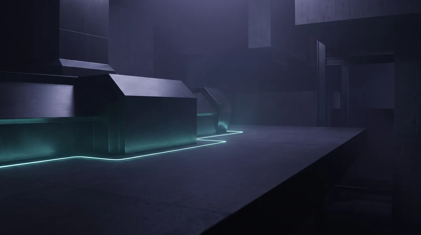 A large machined component resting on a precise measuring surface. A thin line of light traces the boundary between the two.